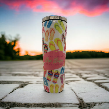 Flip Flops Sublimation Tumbler