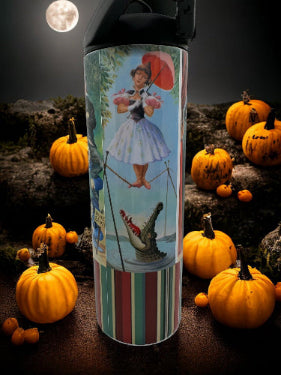 Streching Room Haunted Mansion Sublimation Tumbler