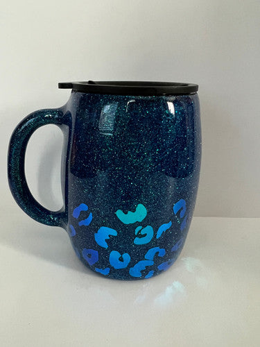 Leopard and Glitter Mug