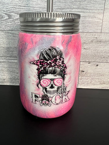 Hydro Dip Mason Jar Tumbler