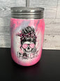 Hydro Dip Mason Jar Tumbler